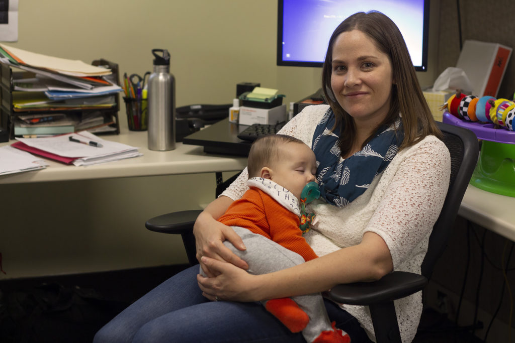 infant at work policy program bring babies to workplace