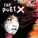 The PoetX cover - young girl with lines of poetry