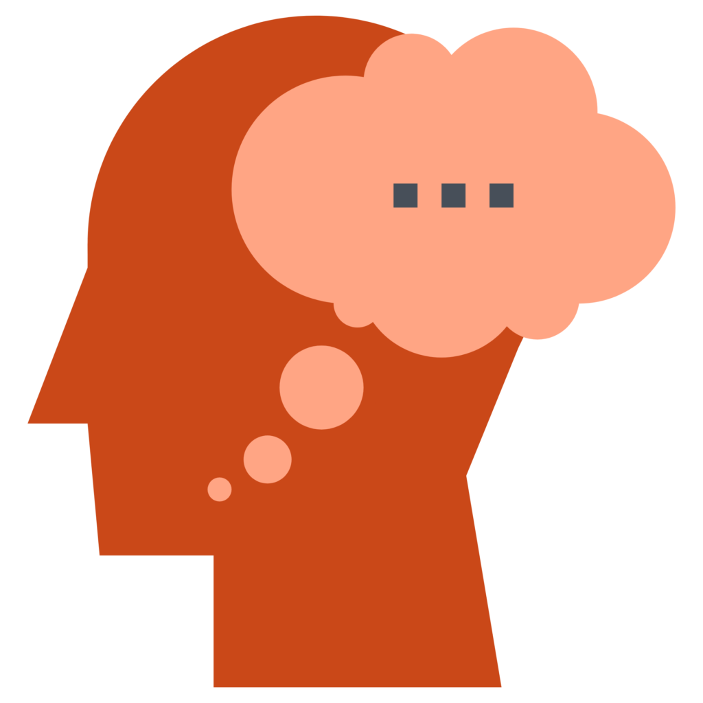 Mindreading inclusive communications for leaders image of head illustration thinking