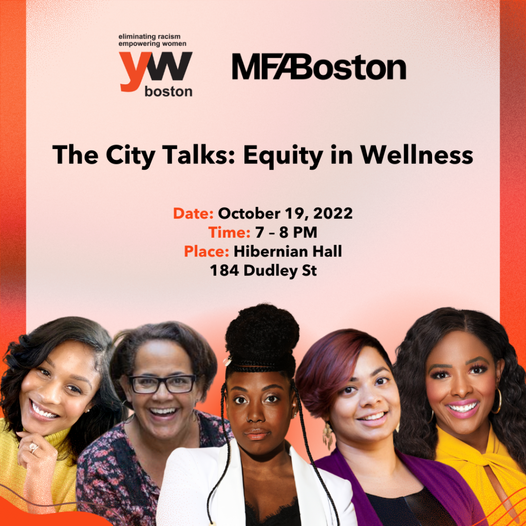 MFA Event The City Talks Equity in Wellness flyer