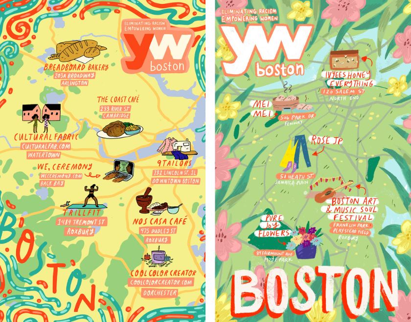 Boston Small Business Map Women People of Color Owned