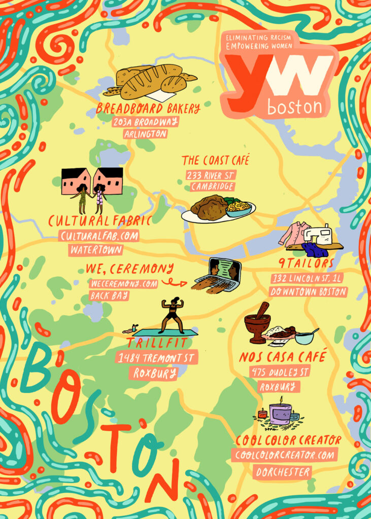 Small Business Map Boston women people of color