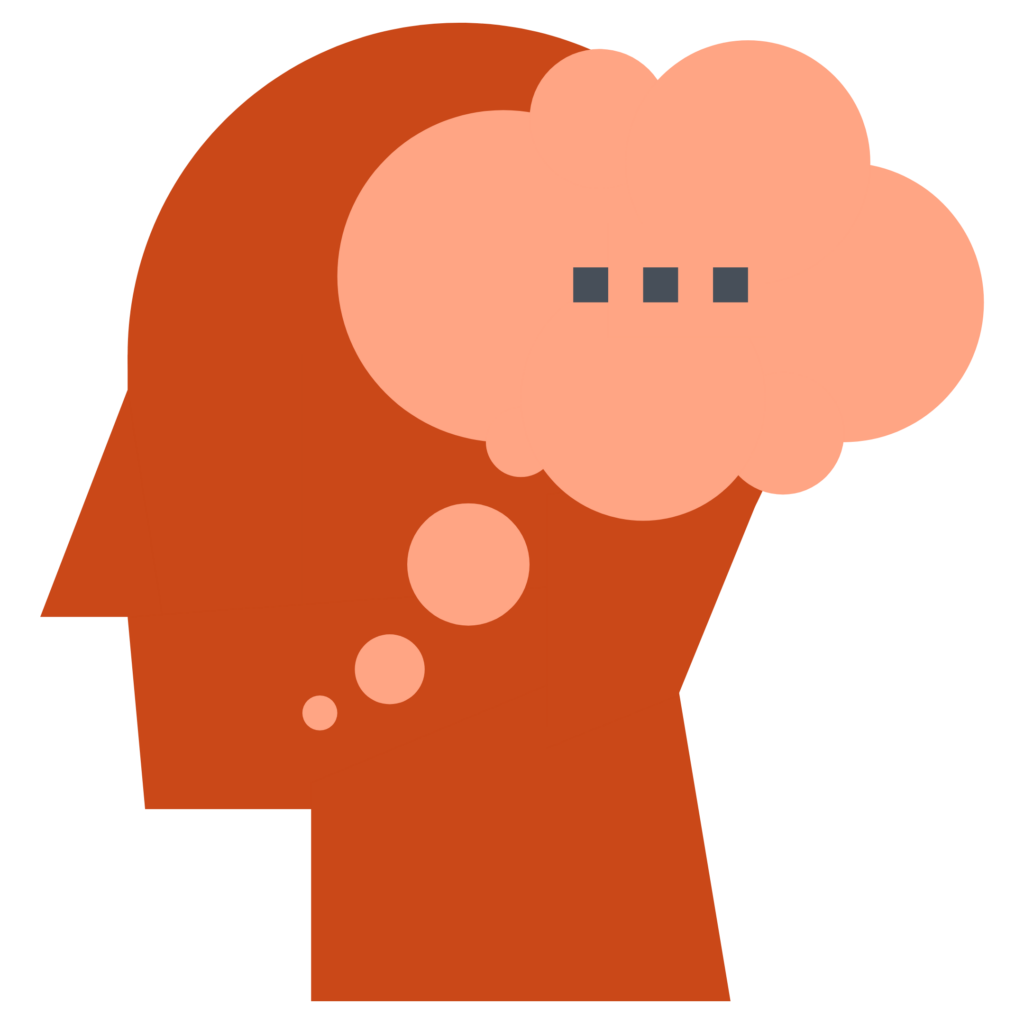 Mindreading inclusive communications for leaders image of head illustration thinking