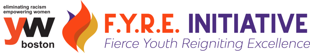 YW Boston FYRE Initiative logo Fierce Youth Reigniting Excellence