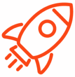 Drive change -icon if rocket ship